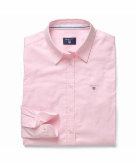 STRETCH SOLID OXFORD SLIM SHIRT LIGHT PINK