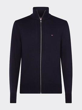 CHUNKY COTTON ZIP THROUGH SKY CAPTAIN