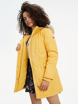 TJW TECHNICAL DOWN PARKA SLIM FIT GOLDEN GLOW