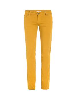 WONDER PUSH UP SKINNY FIT LONETA MOSTAZA