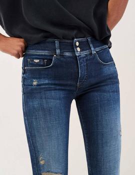 PANTALÓN VAQUERO SECRET SKINNY FIT PREMIUN WASH CON ROTOS