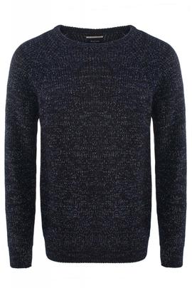 JERSEY SALSA DE PUNTO JASPEADO AZUL
