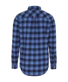 TJM FLANNEL CHECK SHIRT DUTCH BLUE