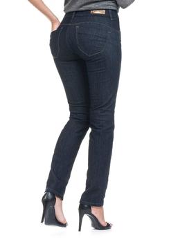 PANTALÓN VAQUERO SECRET SLIM HIGH RISE PUSH IN INDIGO DENIM