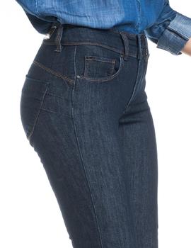 PANTALÓN VAQUERO SECRET SKINNY FIT HIGH RISE INDIGO WASH