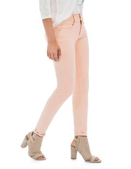 PANTALÓN VAQUERO SECRET SKINNY FIT HIGH RISE PUSH IN NUDE