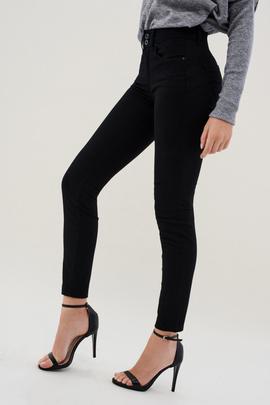 PANTALÓN VAQUERO SECRET SKINNY FIT HIGH RISE TRUE BLACK