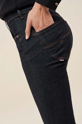 PANTALÓN VAQUERO SECRET SKINNY FIT HIGH RISE AZUL INDIGO