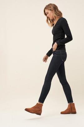 PANTALÓN VAQUERO SECRET SKINNY FIT HIGH RISE AZUL INDIGO