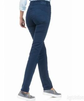 PANTALÓN VAQUERO SECRET SLIM HIGH RISE PUSH IN AZUL MARINO