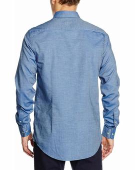 NATE TWILL SF2 SLIM FIT BLUE
