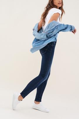 PANTALÓN VAQUERO SECRET SKINNY FIT HIGH RISE DENIM AZUL