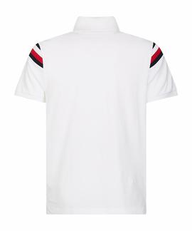 SHOULDER GS INSERT SLIM POLO WHITE