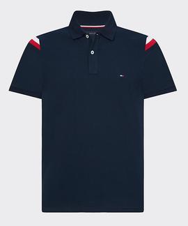 SHOULDER GS INSERT SLIM POLO DESERT SKY