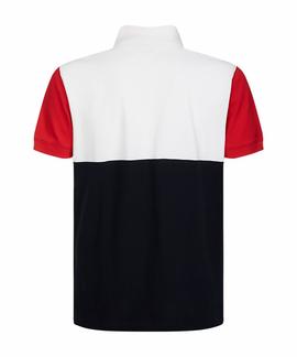 HILFIGER COLORBLOCK REGULAR POLO DESERT SKY