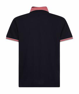 CONTRAST TIPPED COLLAR REGULAR POLO DESERT SKY