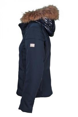 CHAQUETA DE MUJER ACOLCHADA SOFTSHELL AZUL MARINO