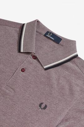 POLO TWIN TIPPED M3600 H35 SHIRAZ OXFORD / WHITE / NAVY