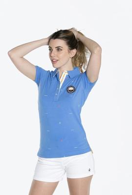 POLO M FANTASÍA ESCUDO AZUL