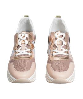 SNEAKER E010567D 631 NUDE / ORO ROSA / VERDE