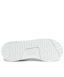 FLEXI TOMMY JEANS FLAG SNEAKER WHITE