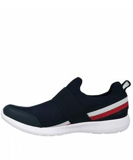 TOMMY TECHNICAL ELASTIC SLIPON SNEAKER MIDNIGHT