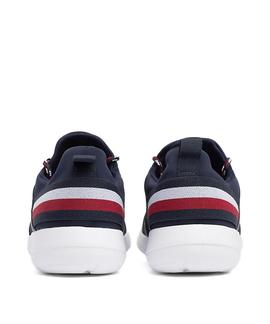 TOMMY TECHNICAL ELASTIC SLIPON SNEAKER MIDNIGHT
