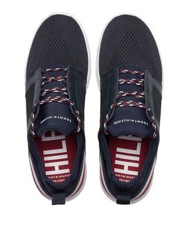 TOMMY TECHNICAL ELASTIC SLIPON SNEAKER MIDNIGHT