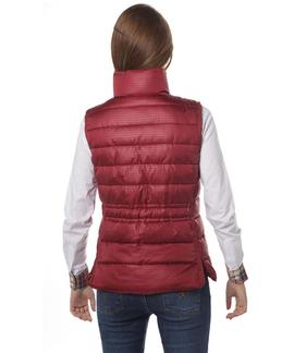 CHALECO ACOLCHADO M CABALLO LADIES BURDEOS