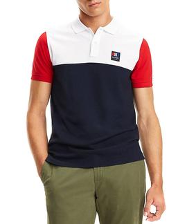 COLORBLOCK SLIM FIT POLO SKY CAPTAIN / MULTI