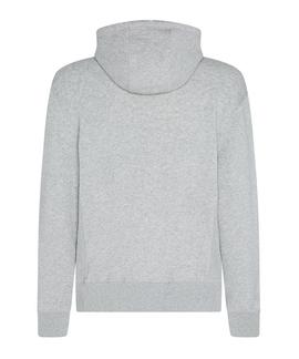 ICON BADGE HOODY MEDIUM GREY HEATHER