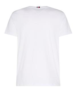 TOMMY FLAG HILFIGER TEE WHITE
