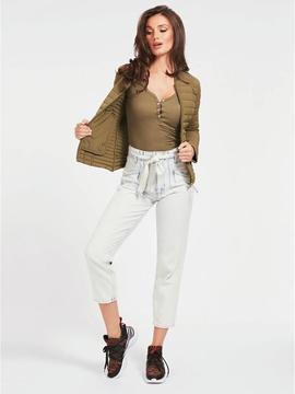 PADDED FANCY ZIPPY JACKET GREEN KHAKI