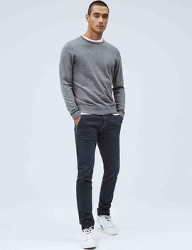 PANTALÓN BOLSO CHINO JAMES SLIM FIT GRIS OSCURO