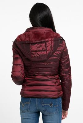 CHAQUETA M ACOLCHADA CLASICA GRANATE METALIZADO
