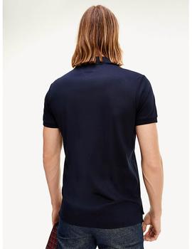 TH MONOGRAM CHEST SLIM POLO DESERT SKY