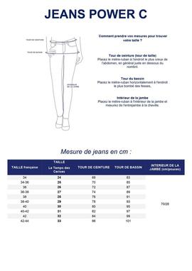 JF POWER CAPRI 7/8 SKINNY FIT MARLIN PLACID BLUE