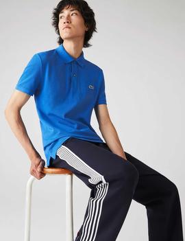 POLO LACOSTE SLIM FIT QPT AZUL
