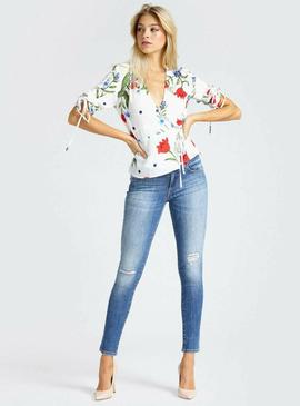 LS ALISON TOP CASUAL DOTS AND FLOW