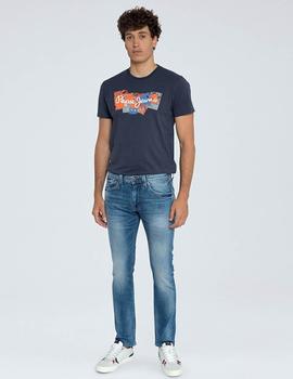 PANTALÓN VAQUERO CASH REGULAR STRAIGHT HF2 DENIM AZUL