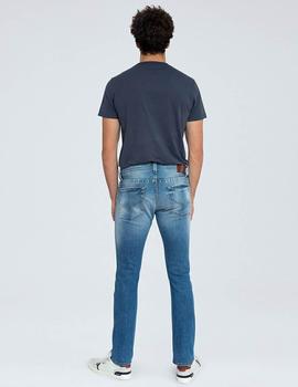 PANTALÓN VAQUERO CASH REGULAR STRAIGHT HF2 DENIM AZUL