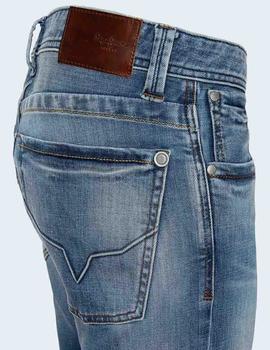 PANTALÓN VAQUERO CASH REGULAR STRAIGHT HF2 DENIM AZUL