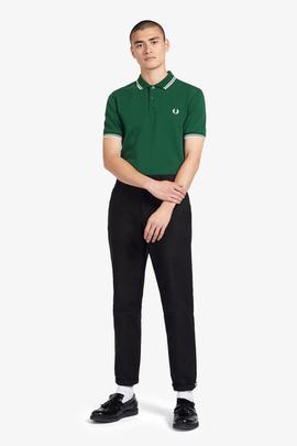 POLO TWIN TIPPED M3600 406 IVY / SNOW WHITE / SNOW WHITE