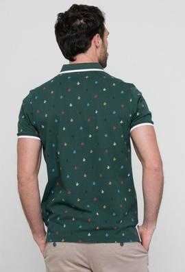 POLO H LOGOS VERDE