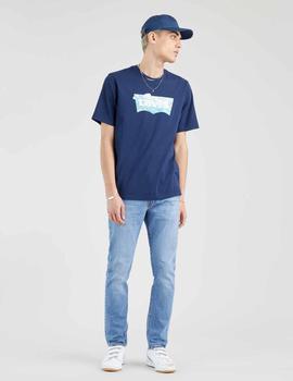 CAMISETA LEVI’S® RELAXED FIT BATWING CLOUDS NAVY
