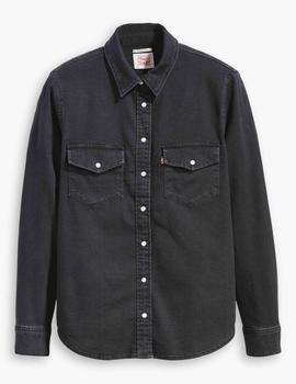 CAMISA VAQUERA LEVI’S® WOMEN'S ESSENTIAL WESTERN NIGHT IS BL