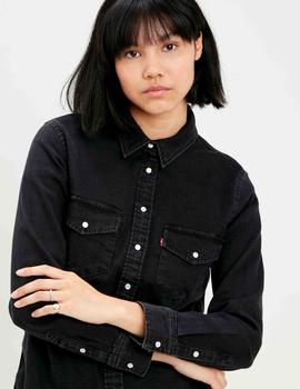 CAMISA VAQUERA LEVI’S® WOMEN'S ESSENTIAL WESTERN NIGHT IS BL