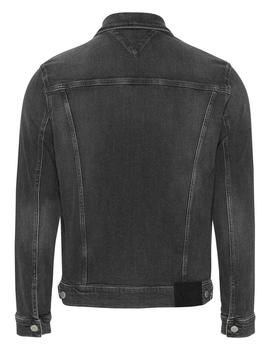 CAZADORA VAQUERA VIVIANNE SLIM FIT EN DENIM NEGRO DEGRADÉ