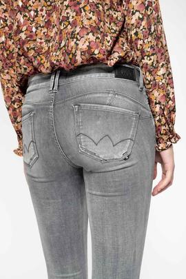 PANTALÓN VAQUERO JF PULP CAPRI 7/8 SLIM FIT FORLI GREY W5069