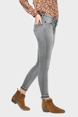 PANTALÓN VAQUERO JF PULP CAPRI 7/8 SLIM FIT FORLI GREY W5069